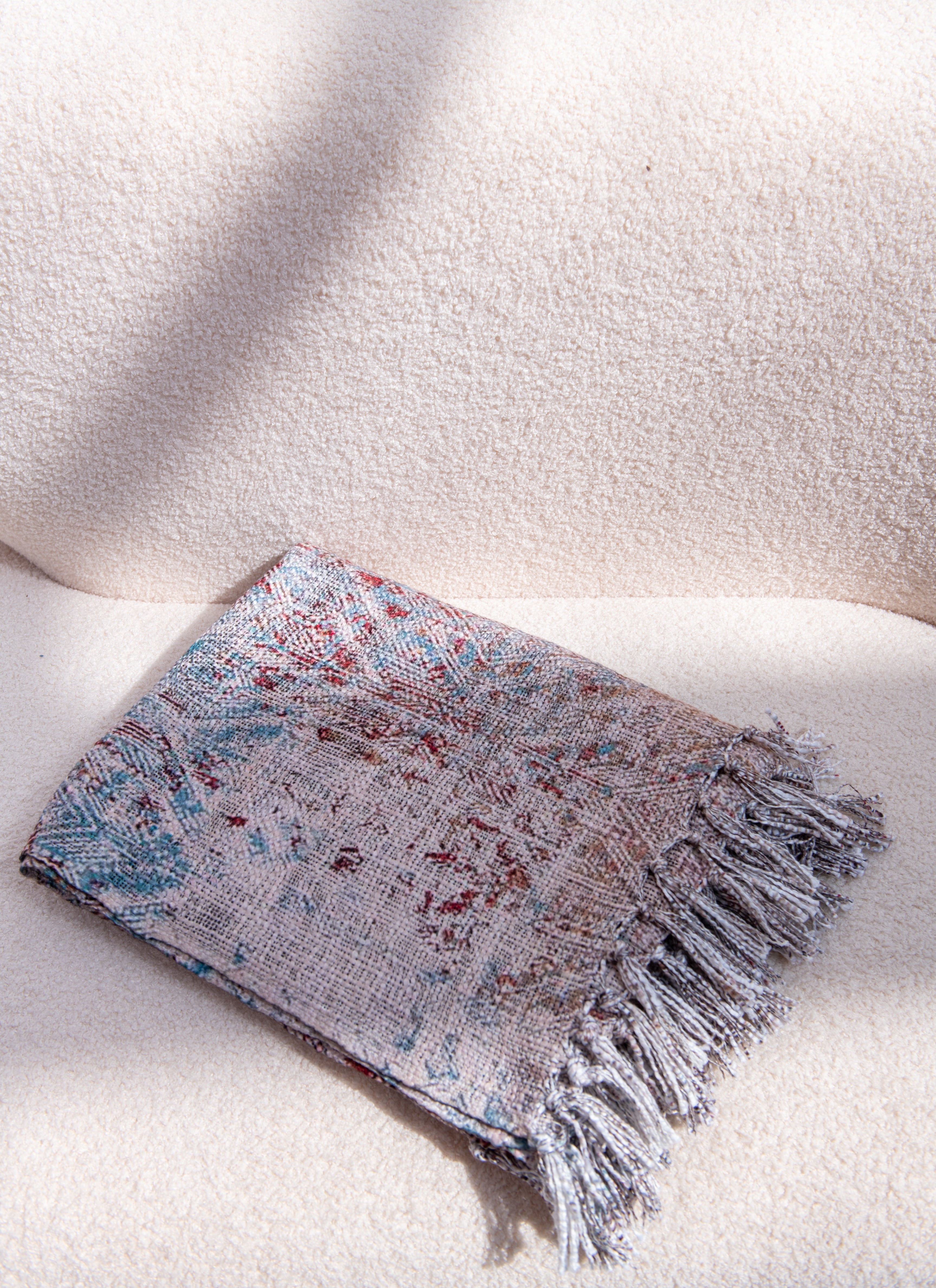 Modernist Abstract Art Sofa Throw