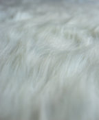Sumptuous Fluffy Fur Carpet - Premium Long Fur - Snow White