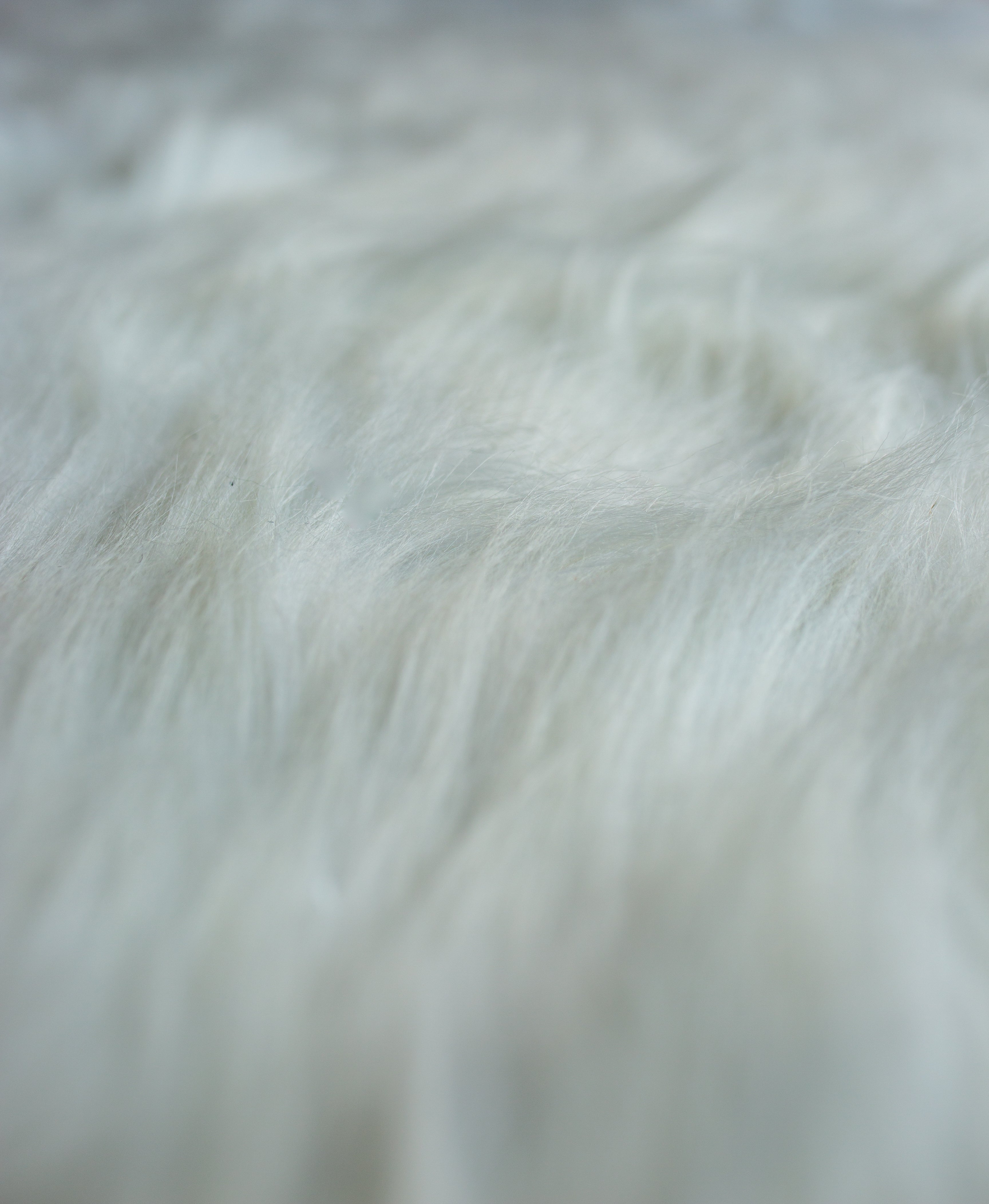 Sumptuous Fluffy Fur Carpet - Premium Long Fur - Snow White