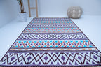 Heritage Motif Rug - Faux Silk- Rectangle