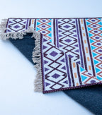 Heritage Motif Rug - Faux Silk- Rectangle
