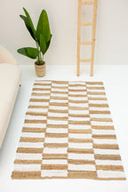 Woven Jute-Cotton Accent Rug