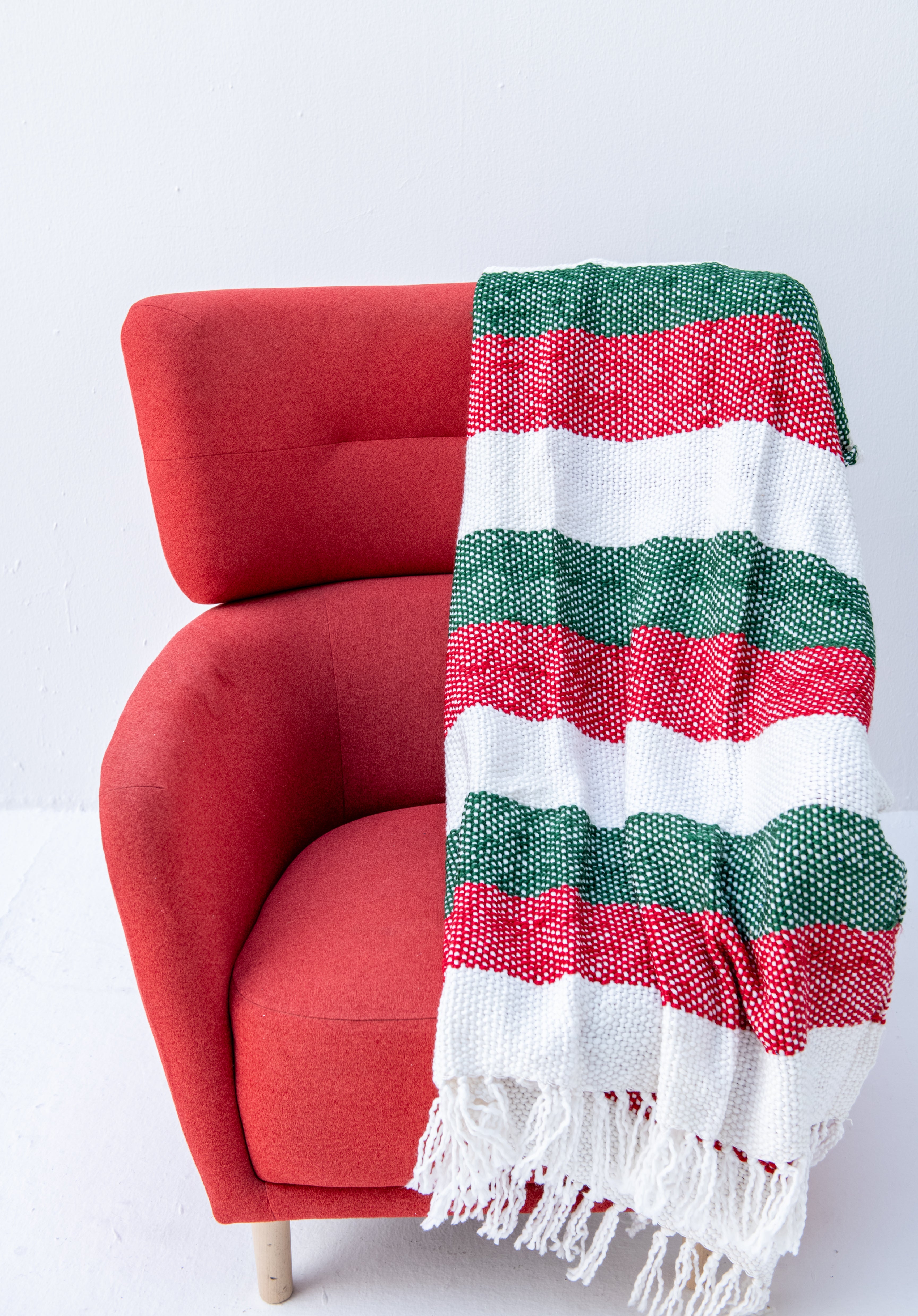 Handwoven Acrylic Textile Sofa Throw