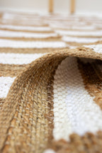 Woven Jute-Cotton Accent Rug