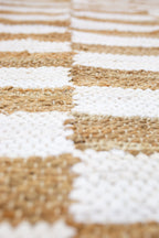 Woven Jute-Cotton Accent Rug