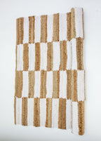 Woven Jute-Cotton Accent Rug