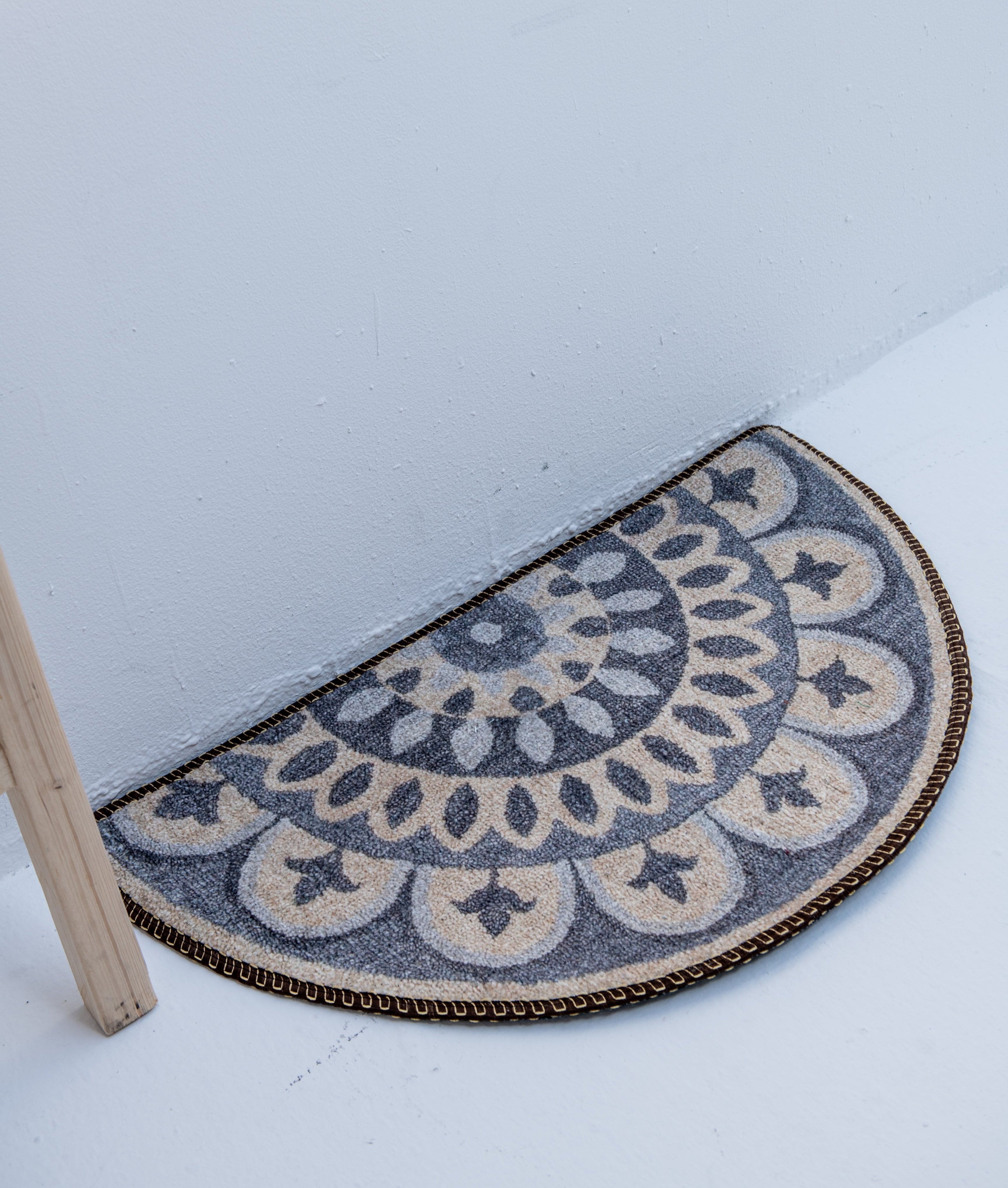 Blooming Purple-Hued Rangoli Pattern- Inside and Out