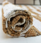Woven Jute-Cotton Accent Rug