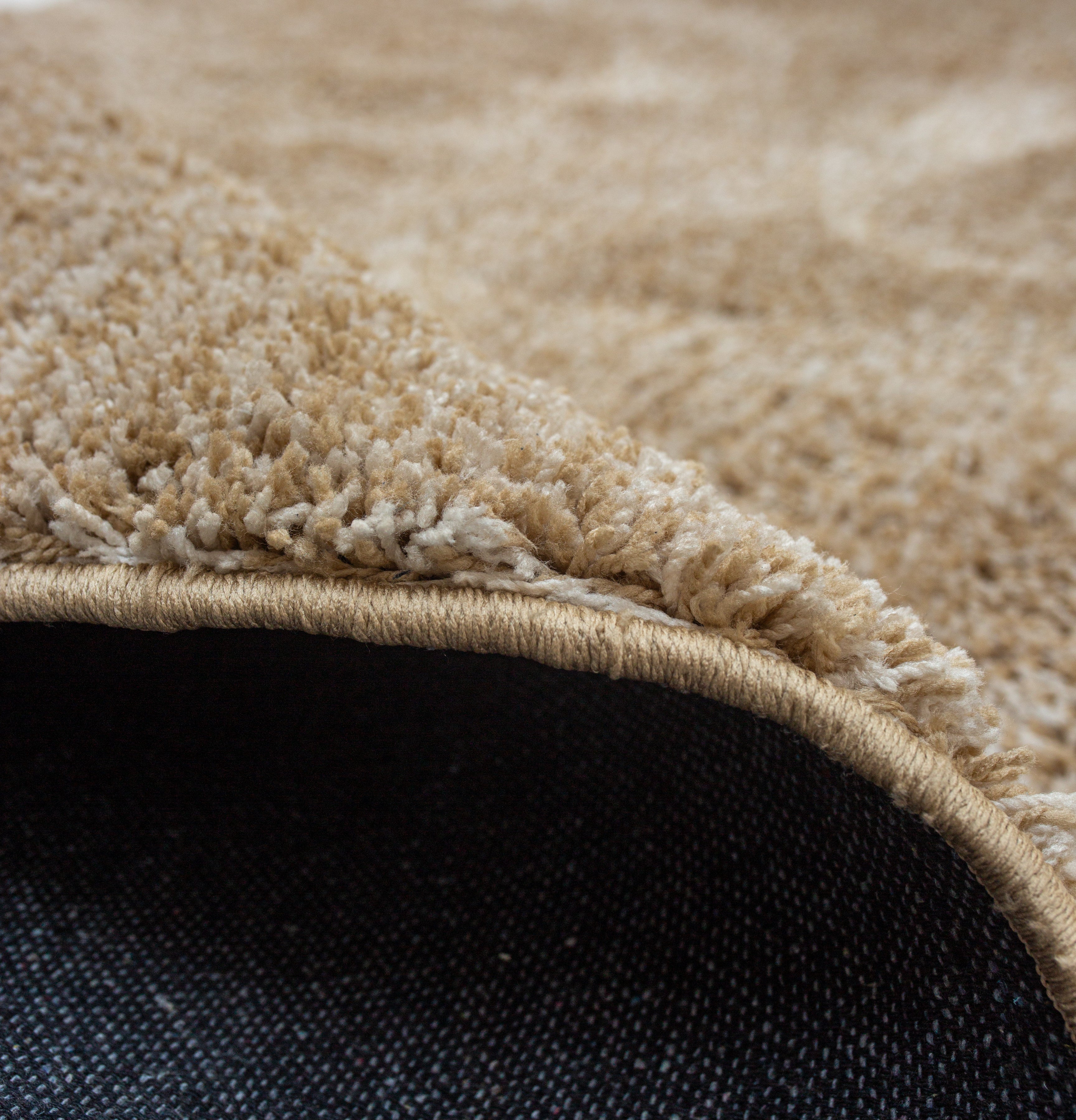 Cushion-Soft Microfiber Carpet -Beige- Rectangle