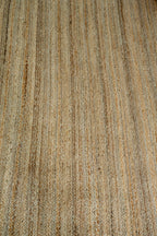 Exquisite Handwoven Braided Rug - Natural Jute - Rectangle