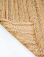 Exquisite Handwoven Braided Rug - Natural Jute - Rectangle