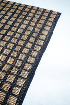 Well Crafted Handwoven Square Pattern Rug - Cotton and Jute - Rectangle