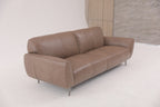 Maresme 3-seater Sofa- Full Cowhide Leather- Tan Brown