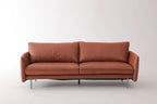 Divo 3-seater Sofa- Full Cowhide Leather-Rust