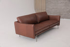 Divo 3-seater Sofa- Full Cowhide Leather-Brown